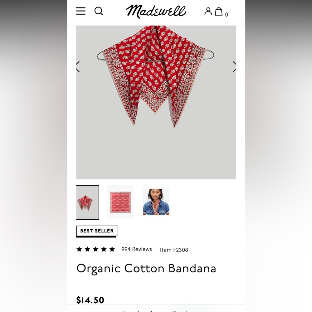 Madewell - Organic Cotton Bandana